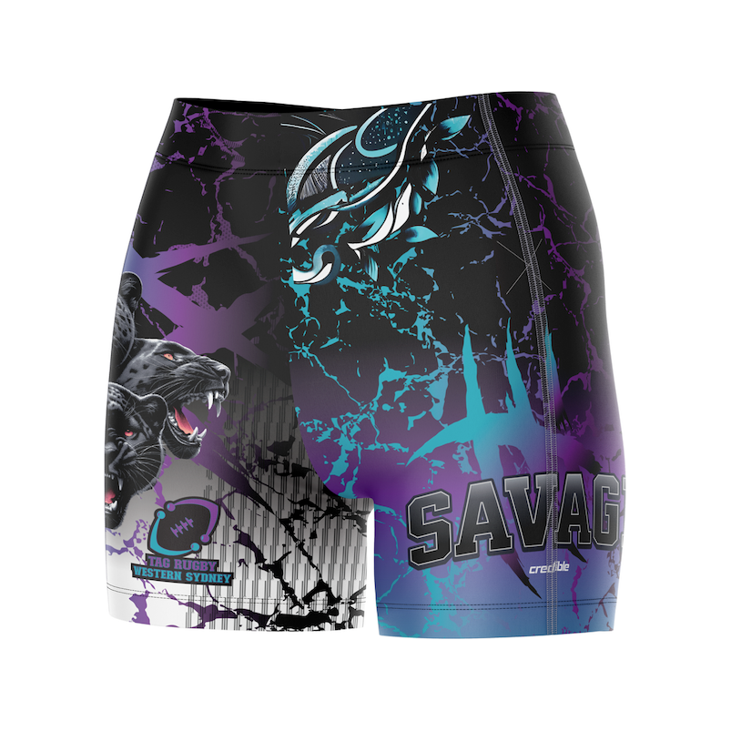 Tag Rugby Tights - Savage Panthers "Limited Edition"